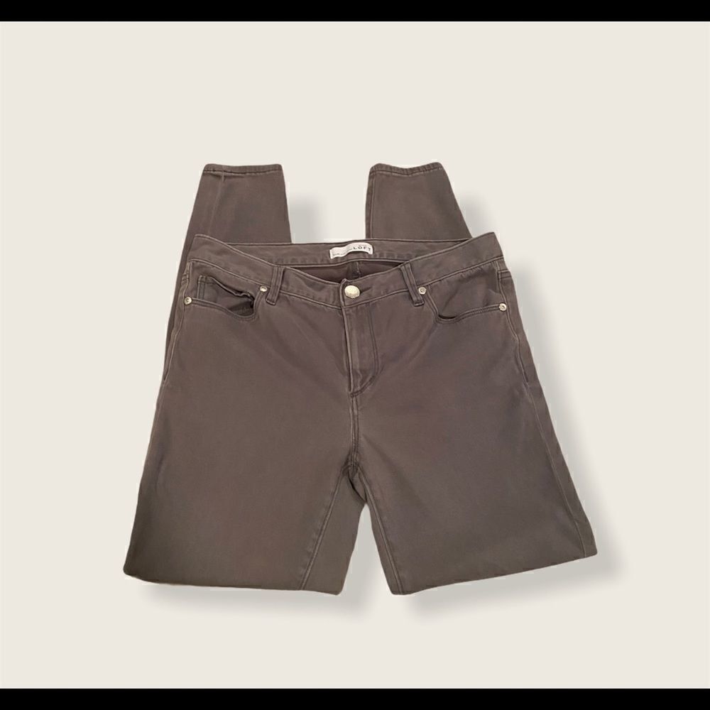 Loft Grey Leggings Size 28